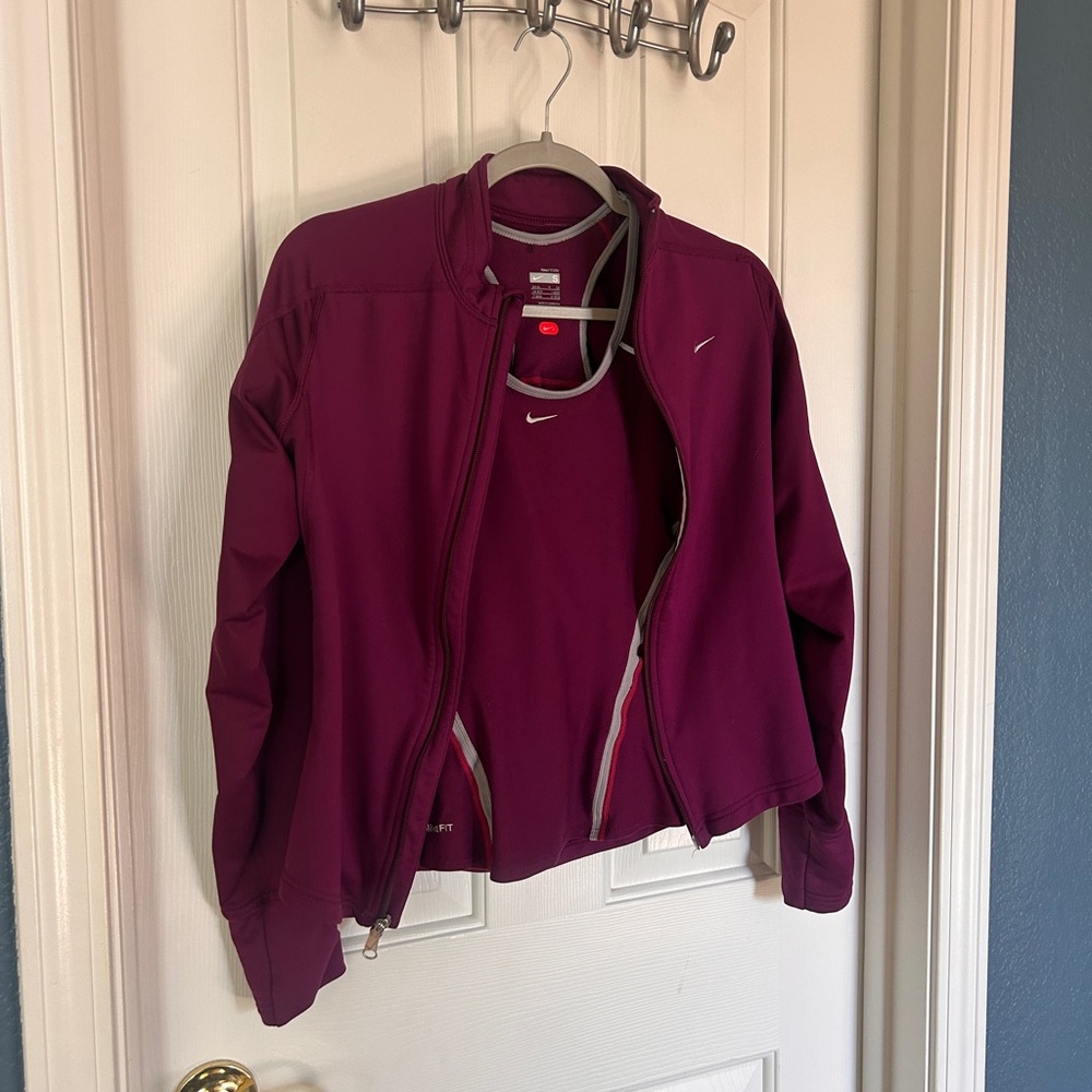 Nike Dry Fit Jacket & Tank, Sz S